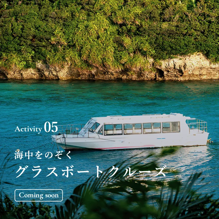 Activity05 海中をのぞくグラスボートクルーズ